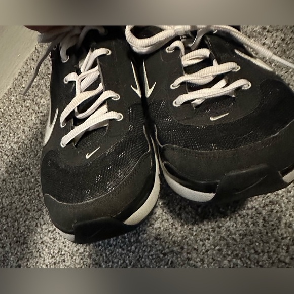 NIKE Womens 9 Black Mesh Polka Dot Flex TR - Picture 5 of 13